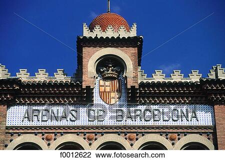 Spain, Barcelona, plaza de Toros View Large Photo Image Stock Image - Spain, Barcelona, plaza de Toros. Fotosearch