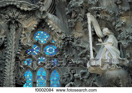 Spain, Barcelona, Sagrada Familia, stained glasses View Large Photo Image Picture - Spain, Barcelona, Sagrada Familia, stained glasses. Fotosearch