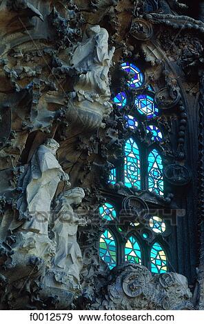 Spain, Barcelona, Sagrada Familia, stained glasses View Large Photo Image Stock Photo - Spain, Barcelona, Sagrada Familia, stained glasses. Fotosearch