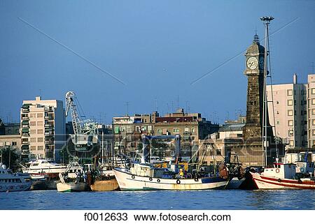 Stock Image - Spain, Barcelona, the port. Fotosearch