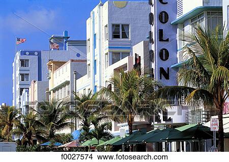 United States, Florida, Miami Beach, Ocean Drive View Large Photo Image Picture - United States, Florida, Miami Beach, Ocean Drive. Fotosearch