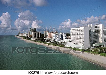 United States, Florida, Miami Beach View Large Photo Image Stock Image - United States, Florida, Miami Beach. Fotosearch