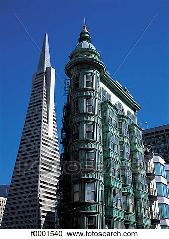 Stock Image - United States, California, San Francisco, Transamerica Pyramide. Fotosearch