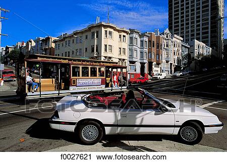 United States, California, San Francisco, cable car View Large Photo Image Stock Image - United States, California, San Francisco, cable car. Fotosearch