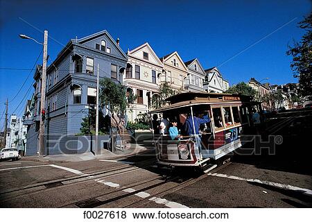 United States, California, San Francisco, cable car View Large Photo Image Stock Photo - United States, California, San Francisco, cable car. Fotosearch