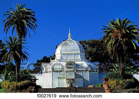 United States, California, San Francisco, Golden Gate Park, conservatory of flowers View Large Photo Image Stock Photo - United States, California, San Francisco, Golden Gate Park, conservatory of flowers. Fotosearch