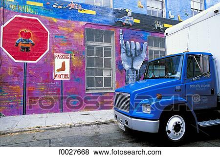 United States, California, San Francisco, fresco View Large Photo Image Stock Photo - United States, California, San Francisco, fresco. Fotosearch