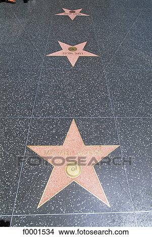 Picture - United States, California, Los Angeles, Hollywood Boulevard, Walk of Fame. Fotosearch