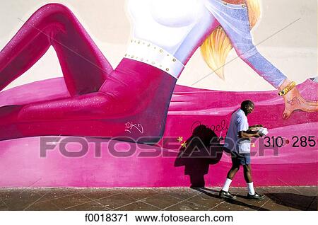 United States, California, Los Angeles, Hollywood, mural of Angelyne View Large Photo Image Stock Image - United States, California, Los Angeles, Hollywood, mural of Angelyne. Fotosearch