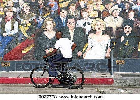 United States, California, Los Angeles, Hollywood, mural "Hollywood faces" View Large Photo Image Stock Photo - United States, California, Los Angeles, Hollywood, mural "Hollywood faces". Fotosearch