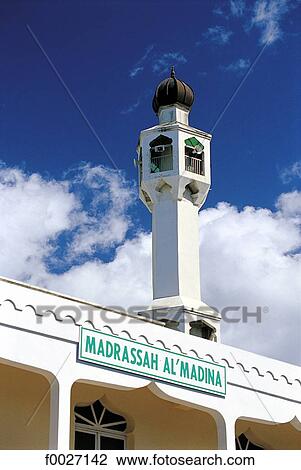 Reunion, Saint-Denis, mosque View Large Photo Image Stock Image - Reunion, Saint-Denis, mosque. Fotosearch