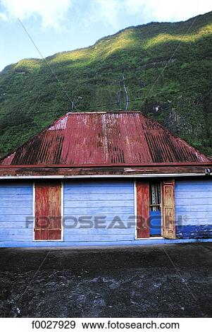 Stock Photo - Reunion, Salazie cirque, colonial house . Fotosearch