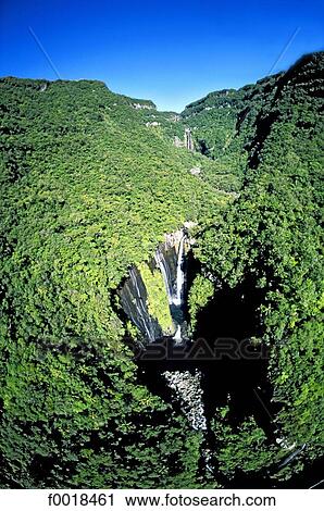 Reunion, waterfall, aerial view View Large Photo Image Stock Image - Reunion, waterfall, aerial view. Fotosearch