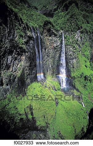 Reunion, waterfalls View Large Photo Image Stock Image - Reunion, waterfalls. Fotosearch