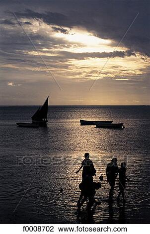 Mauritius, beach on sunset View Large Photo Image Stock Image - Mauritius, beach on sunset. Fotosearch