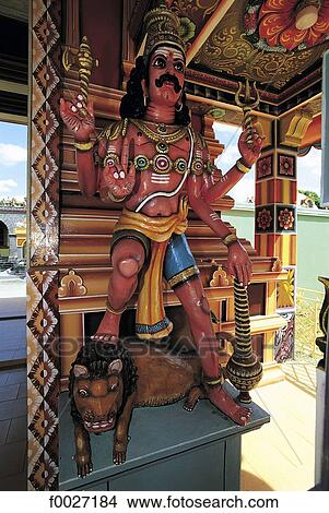 Mauritius, hinduist Tamil temple, statue View Large Photo Image Picture - Mauritius, hinduist Tamil temple, statue. Fotosearch