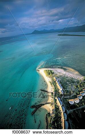 Mauritius, Morne Brabant, aerial view View Large Photo Image Stock Photo - Mauritius, Morne Brabant, aerial view. Fotosearch