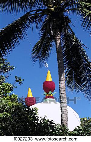 Mauritius, Tamil temple, dome View Large Photo Image Stock Image - Mauritius, Tamil temple, dome. Fotosearch