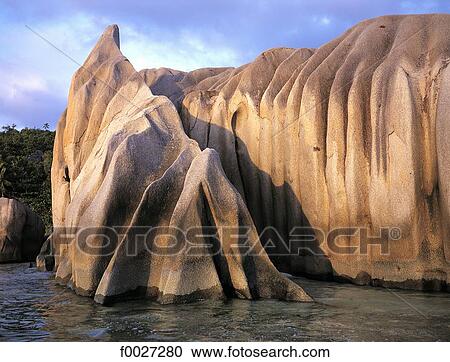 Seychelles, La Digue, Anse Source d'Argent, granite rocks View Large Photo Image Stock Image - Seychelles, La Digue, Anse Source d'Argent, granite rocks. Fotosearch