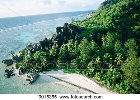 Seychelles, La Digue, Anse Source d'Argent View Large Photo Image Stock Photography - Seychelles, La Digue, Anse Source d'Argent. Fotosearch
