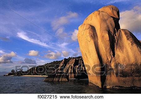 Seychelles, La Digue, Anse Source d'Argent View Large Photo Image Stock Photography - Seychelles, La Digue, Anse Source d'Argent. Fotosearch