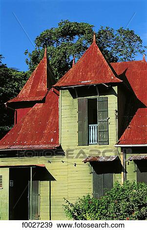 Seychelles, Mahé, Victoria, colonial house View Large Photo Image Stock Photo - Seychelles, Mahé, Victoria, colonial house. Fotosearch