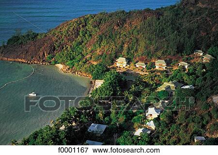 Seychelles, Praslin, Archipel hotel View Large Photo Image Stock Photo - Seychelles, Praslin, Archipel hotel. Fotosearch