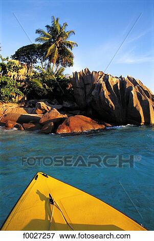 Seychelles, Praslin, Saint-Pierre island View Large Photo Image Stock Photo - Seychelles, Praslin, Saint-Pierre island. Fotosearch