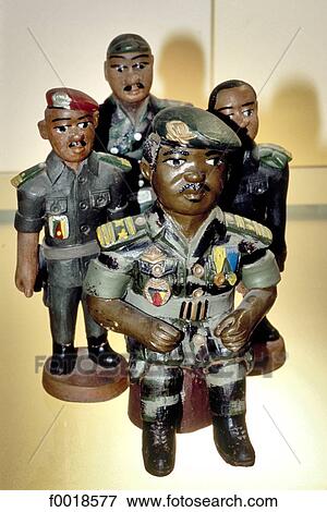 Stock Photo - Kenya, militaries figurines. Fotosearch