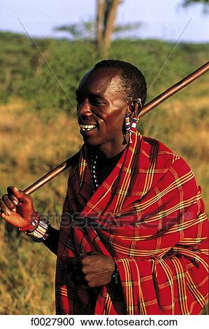 Tanzania, Maasai portrait View Large Photo Image Stock Image - Tanzania, Maasai portrait. Fotosearch