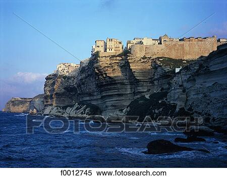 France, Corsica, Bonifacio, the citadel View Large Photo Image Stock Photography - France, Corsica, Bonifacio, the citadel. Fotosearch