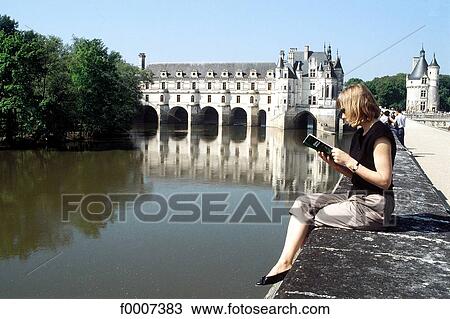 France, Loire valley, Chenonceau castle View Large Photo Image Stock Image - France, Loire valley, Chenonceau castle. Fotosearch