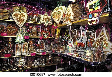 Stock Photo - France, Lorraine, Metz, Christmas market. Fotosearch