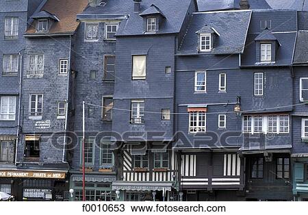 France, Normandy, street of Honfleur View Large Photo Image Stock Image - France, Normandy, street of Honfleur. Fotosearch