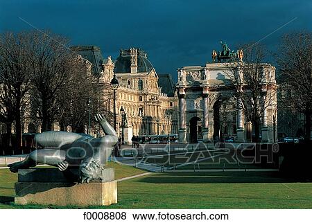 France, Paris, statue in the Louvre gardens View Large Photo Image Stock Photo - France, Paris, statue in the Louvre gardens. Fotosearch