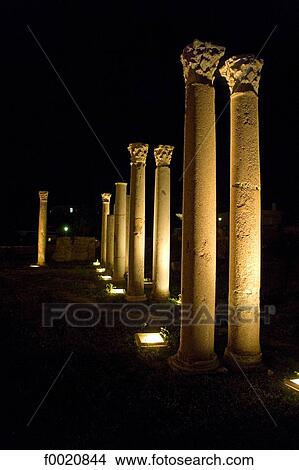 Picture - Tunisia, Carthage, temple of Esculap. Fotosearch