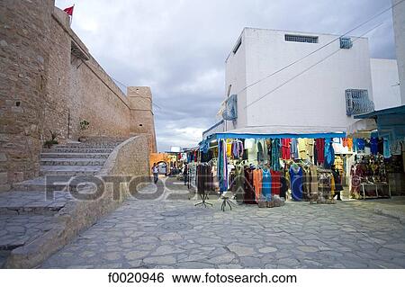 Tunisia, Hammamet, Ottoman fortress area View Large Photo Image Stock Photograph - Tunisia, Hammamet, Ottoman fortress area. Fotosearch