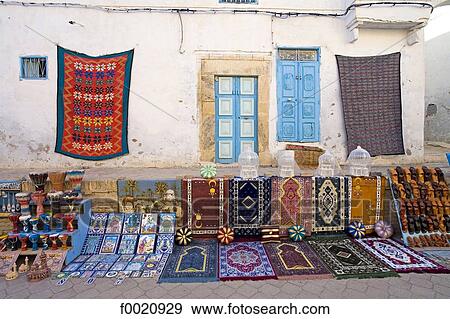 Stock Photo - Tunisia, Kairouan, carpet makers. Fotosearch