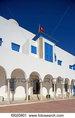 Tunisia, Sidi Bou Said, Erlanger palace View Large Photo Image Stock Image - Tunisia, Sidi Bou Said, Erlanger palace. Fotosearch