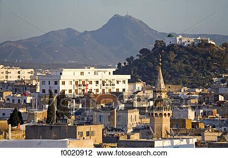 Tunisia, Tunis, general view View Large Photo Image Stock Image - Tunisia, Tunis, general view. Fotosearch