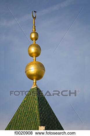Stock Photo - Tunisia, Tunis, minaret. Fotosearch