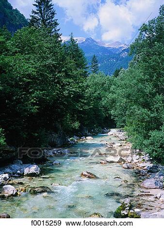 Slovenia, Alps, upper Soca valley View Large Photo Image Stock Photo - Slovenia, Alps, upper Soca valley. Fotosearch