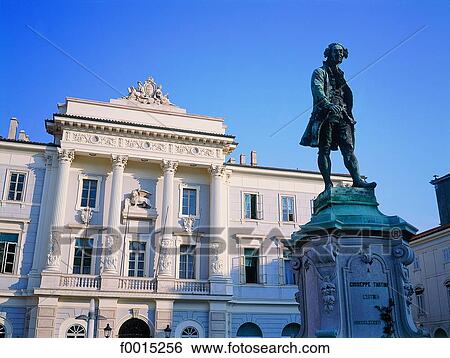 Slovenia, Piran, Tartini square, city hall View Large Photo Image Stock Photograph - Slovenia, Piran, Tartini square, city hall. Fotosearch