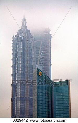 Stock Image - China, Shanghai, buildings. Fotosearch