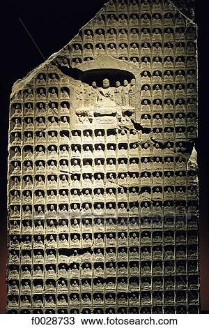 China, Shanghai, Chinese art museum, stone stela with small carved Buddhas View Large Photo Image Stock Image - China, Shanghai, Chinese art museum, stone stela with small carved Buddhas. Fotosearch