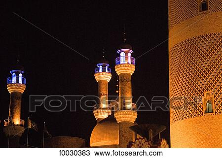 China, Xinjiang, Urumqi, mosque by night View Large Photo Image Stock Image - China, Xinjiang, Urumqi, mosque by night. Fotosearch