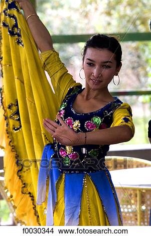 China, Xinjiang, Uyghur dancer View Large Photo Image Picture - China, Xinjiang, Uyghur dancer. Fotosearch