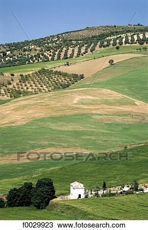 Stock Image - Spain, Andalusia, near Alhama de Granada, country landscape. Fotosearch