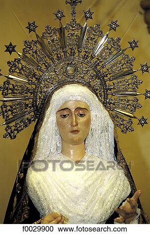 Spain, Andalusia, Seville, Candelaria virgin View Large Photo Image Stock Image - Spain, Andalusia, Seville, Candelaria virgin. Fotosearch