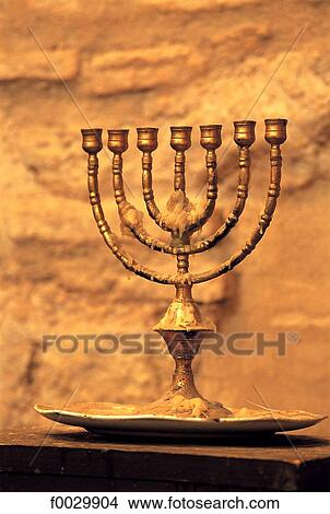 Spain, Andalusia, Seville, cathedral treasury, jewish seven-branched menora (candelabra) View Large Photo Image Picture - Spain, Andalusia, Seville, cathedral treasury, jewish seven-branched menora (candelabra). Fotosearch